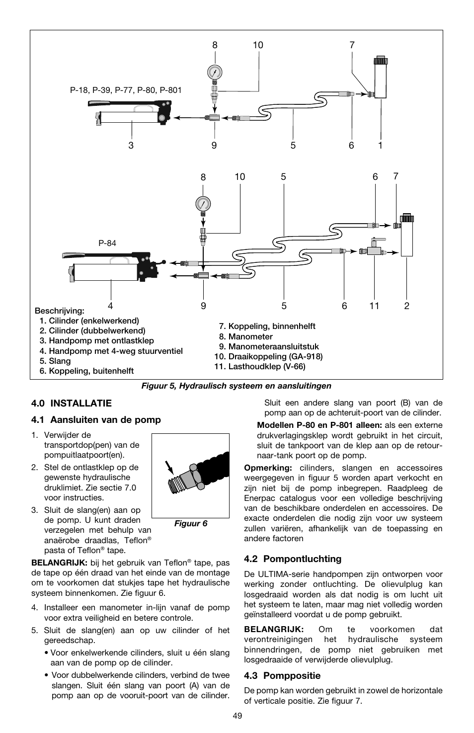 Enerpac P-Series ULTIMA User Manual | Page 49 / 128