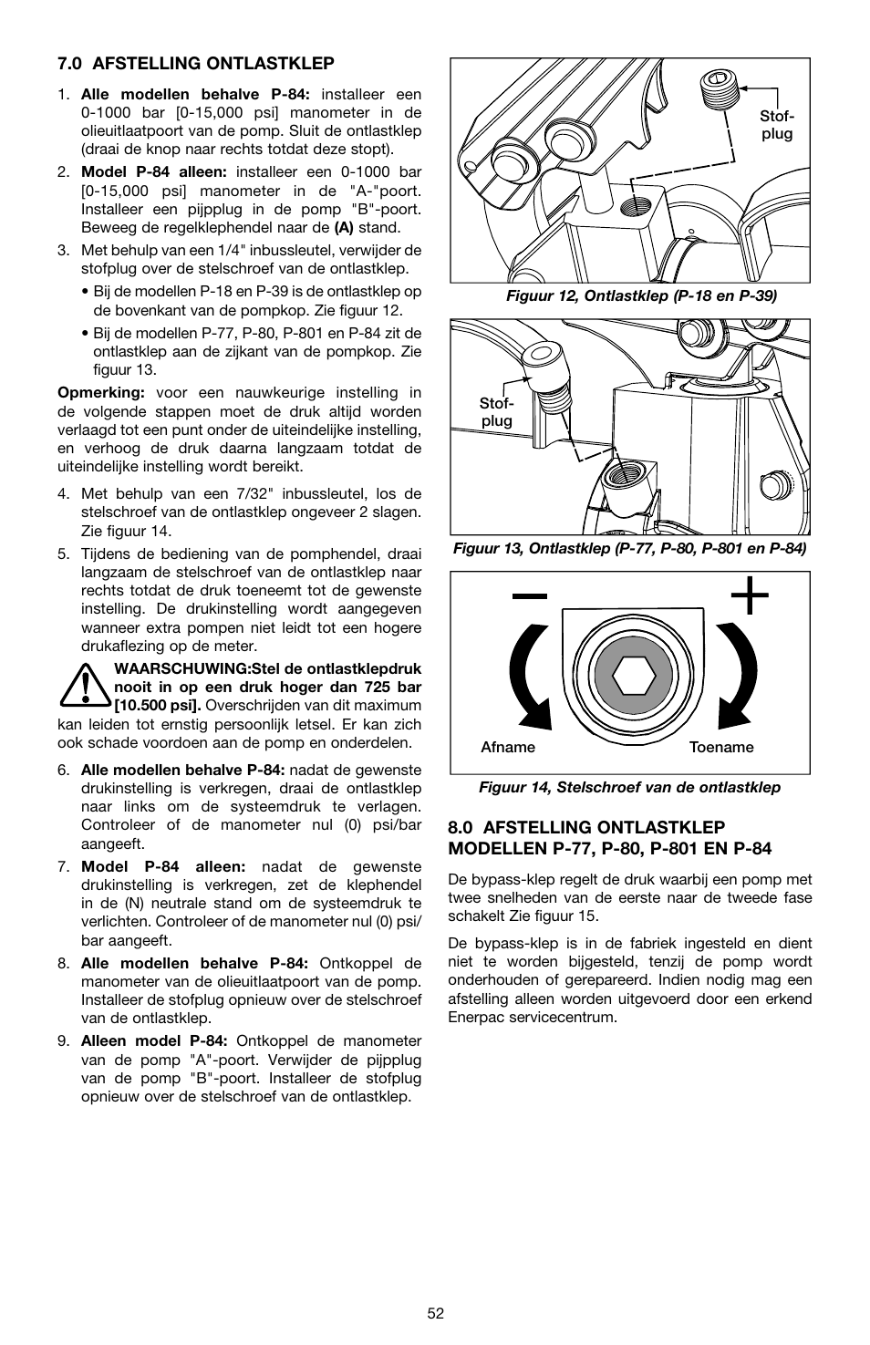 Enerpac P-Series ULTIMA User Manual | Page 52 / 128