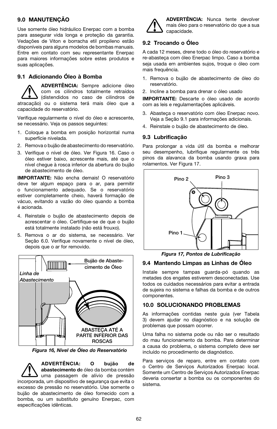 Enerpac P-Series ULTIMA User Manual | Page 62 / 128