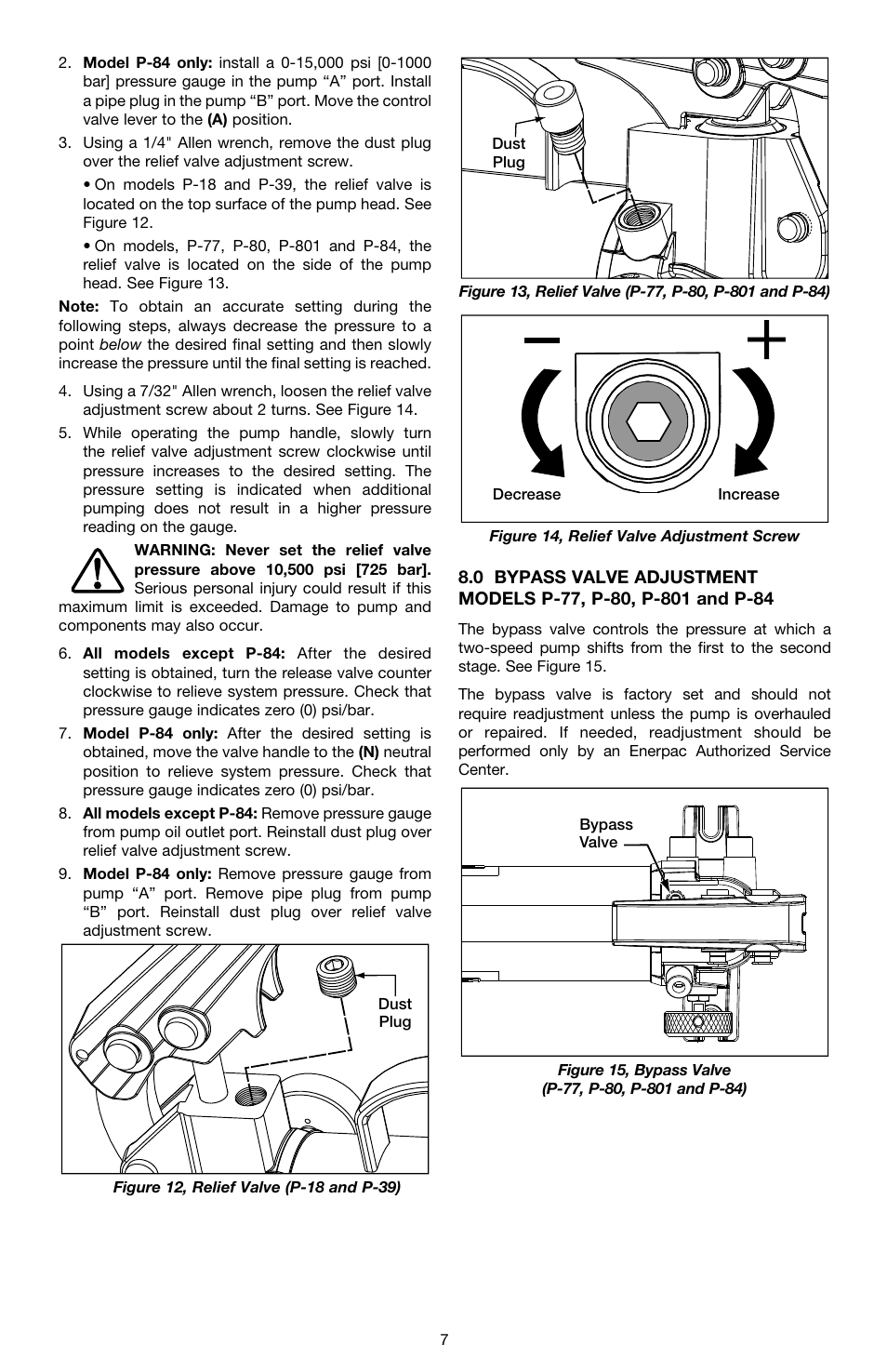 Enerpac P-Series ULTIMA User Manual | Page 7 / 128