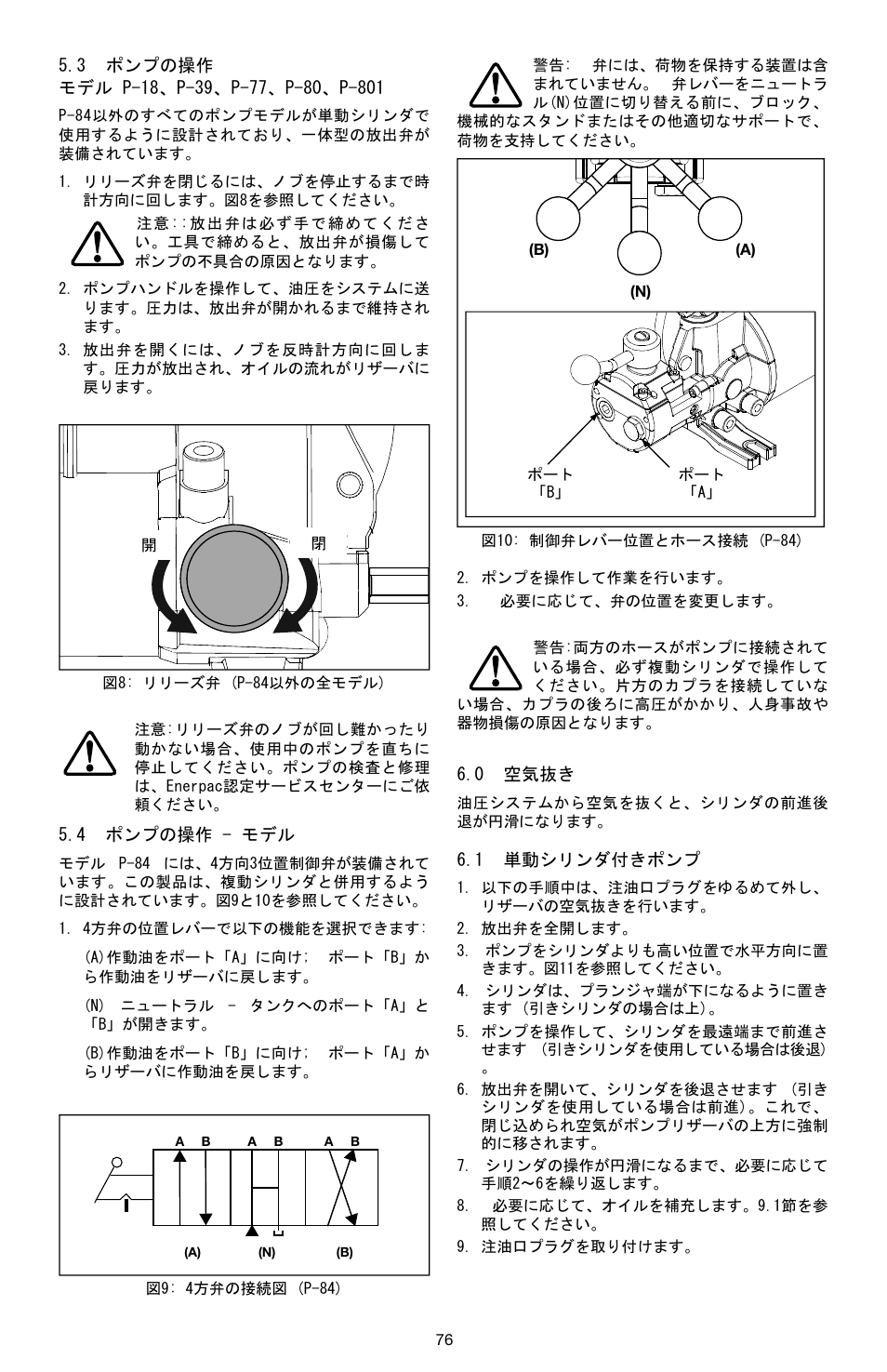 Enerpac P-Series ULTIMA User Manual | Page 76 / 128