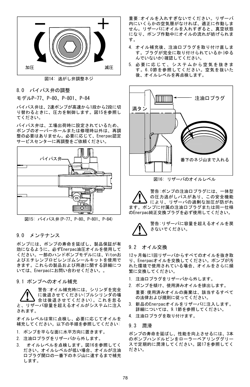 Enerpac P-Series ULTIMA User Manual | Page 78 / 128