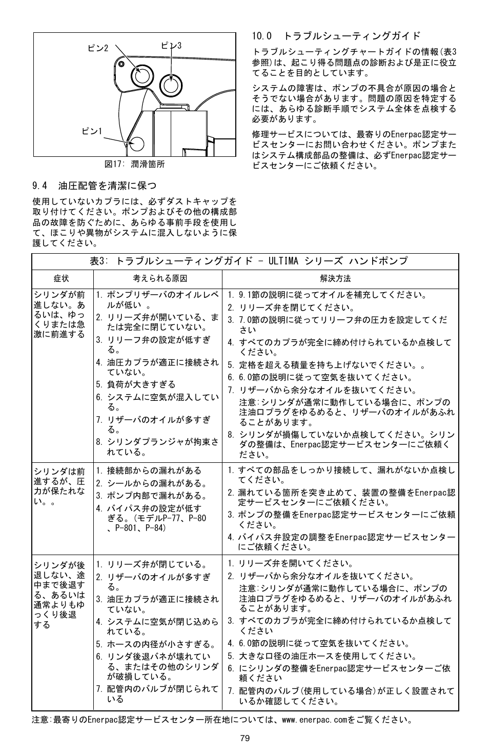 Enerpac P-Series ULTIMA User Manual | Page 79 / 128