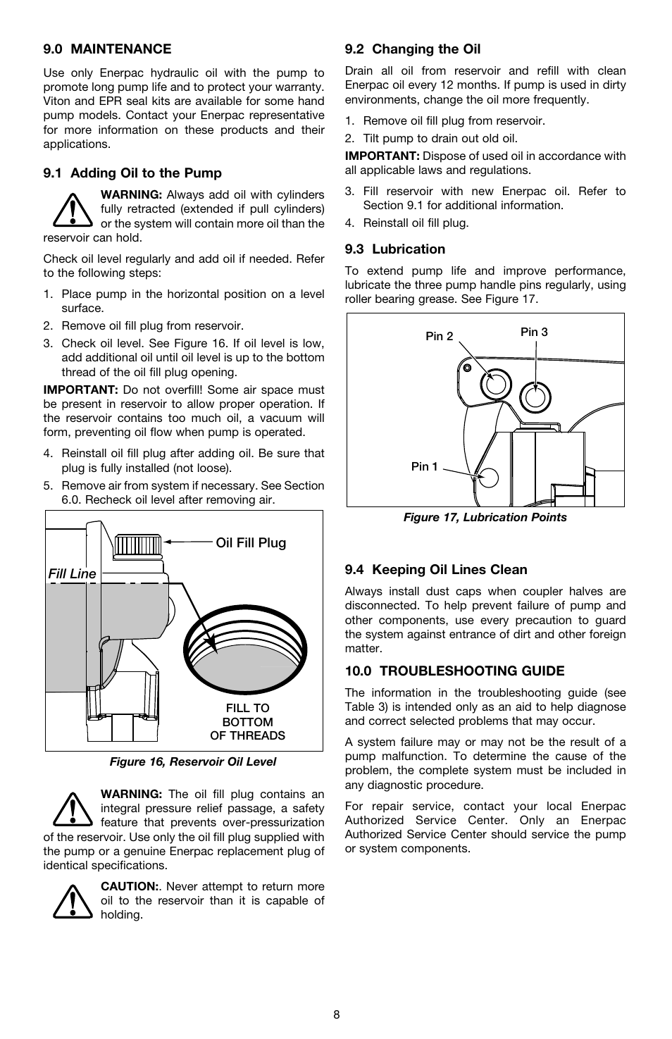 Enerpac P-Series ULTIMA User Manual | Page 8 / 128