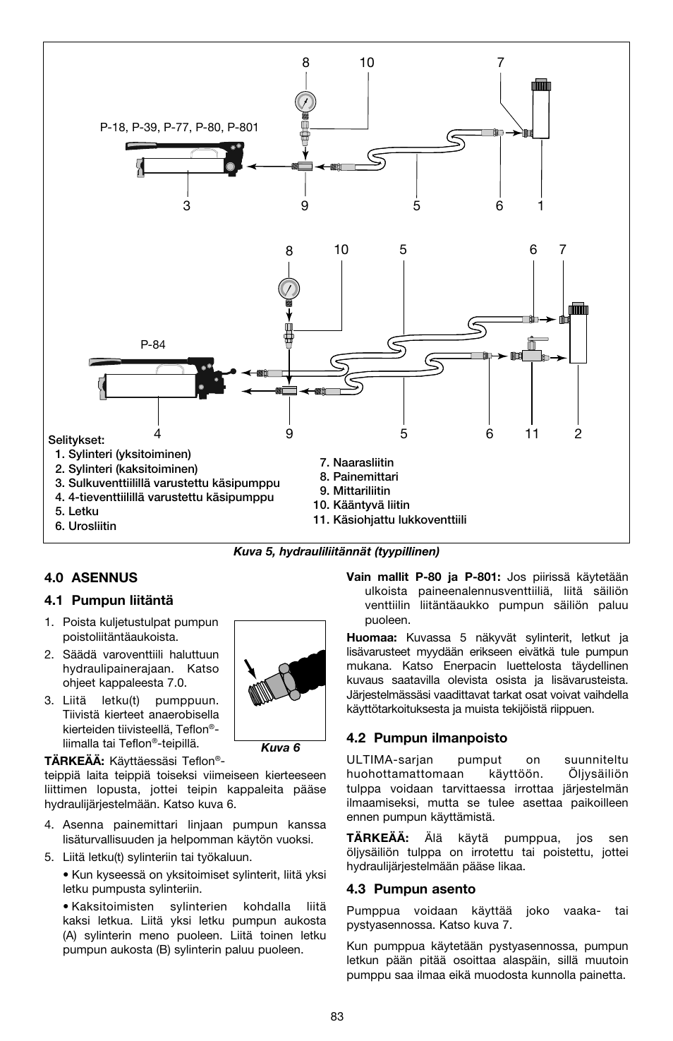 Enerpac P-Series ULTIMA User Manual | Page 83 / 128