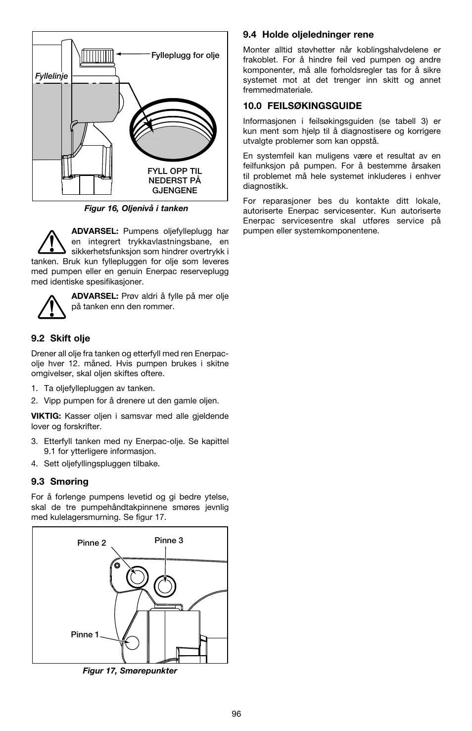 Enerpac P-Series ULTIMA User Manual | Page 96 / 128