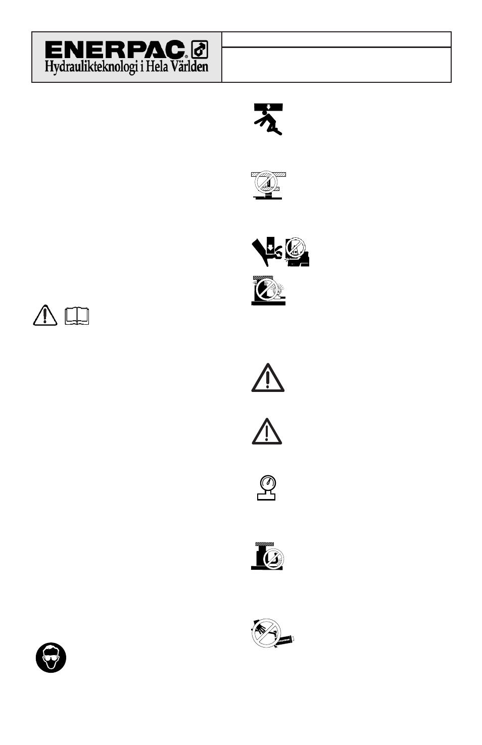 Enerpac VE32, VE32D User Manual | Page 38 / 50