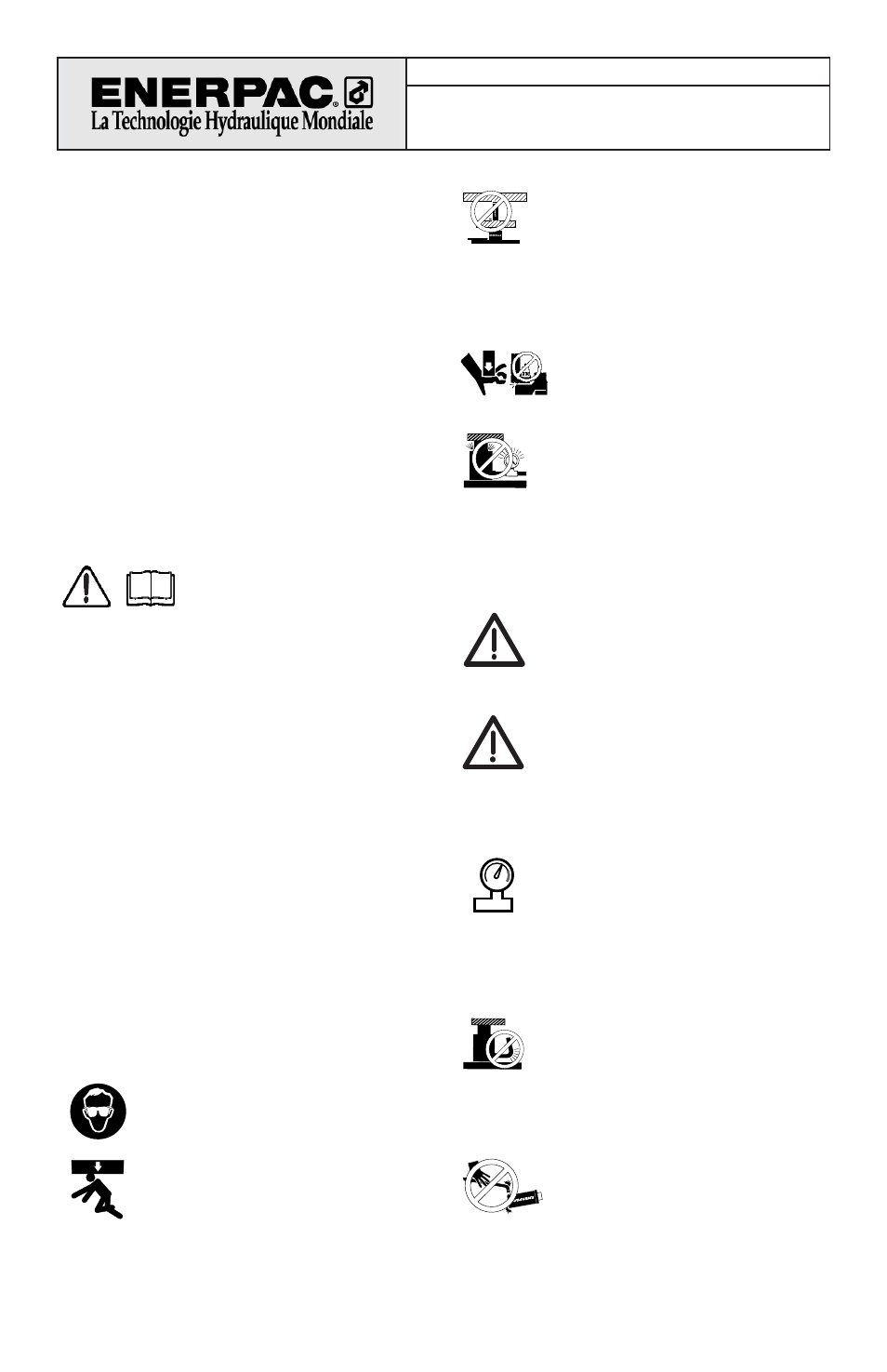 Fiche d’instructions | Enerpac VE32, VE32D User Manual | Page 5 / 50