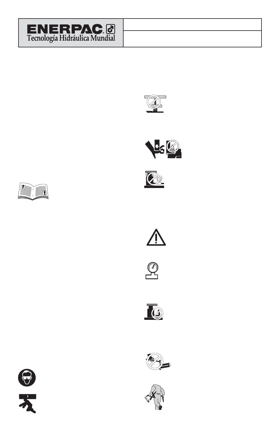 Enerpac VM43 User Manual | Page 20 / 58