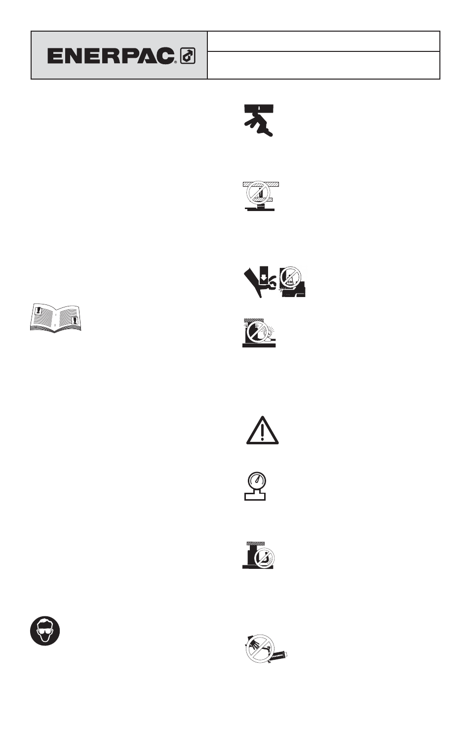 Enerpac VM43 User Manual | Page 25 / 58