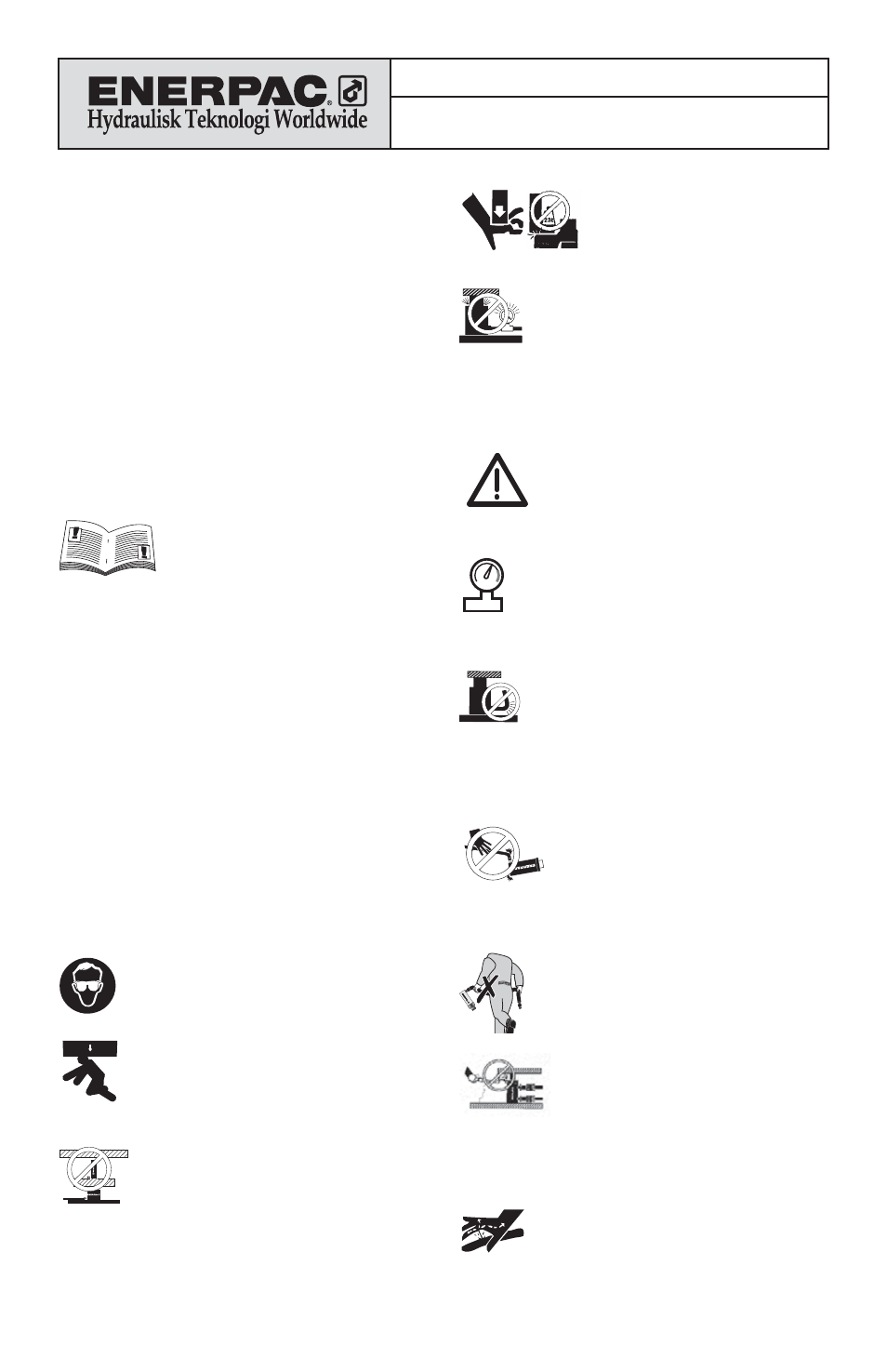 Enerpac VM43 User Manual | Page 40 / 58