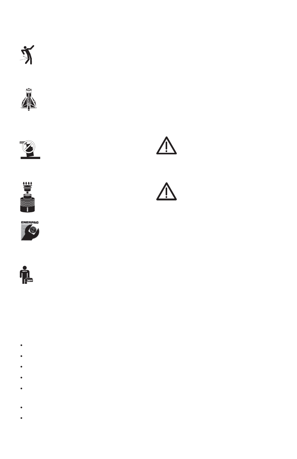 0 总说明, 0 安装, 0 操作 | Enerpac VM43 User Manual | Page 49 / 58
