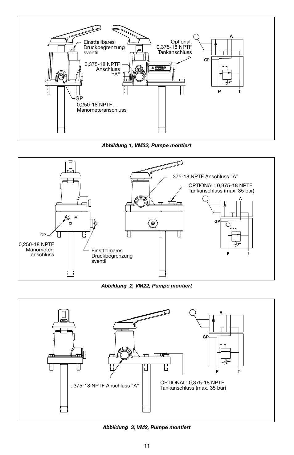 Enerpac VM32 User Manual | Page 11 / 44