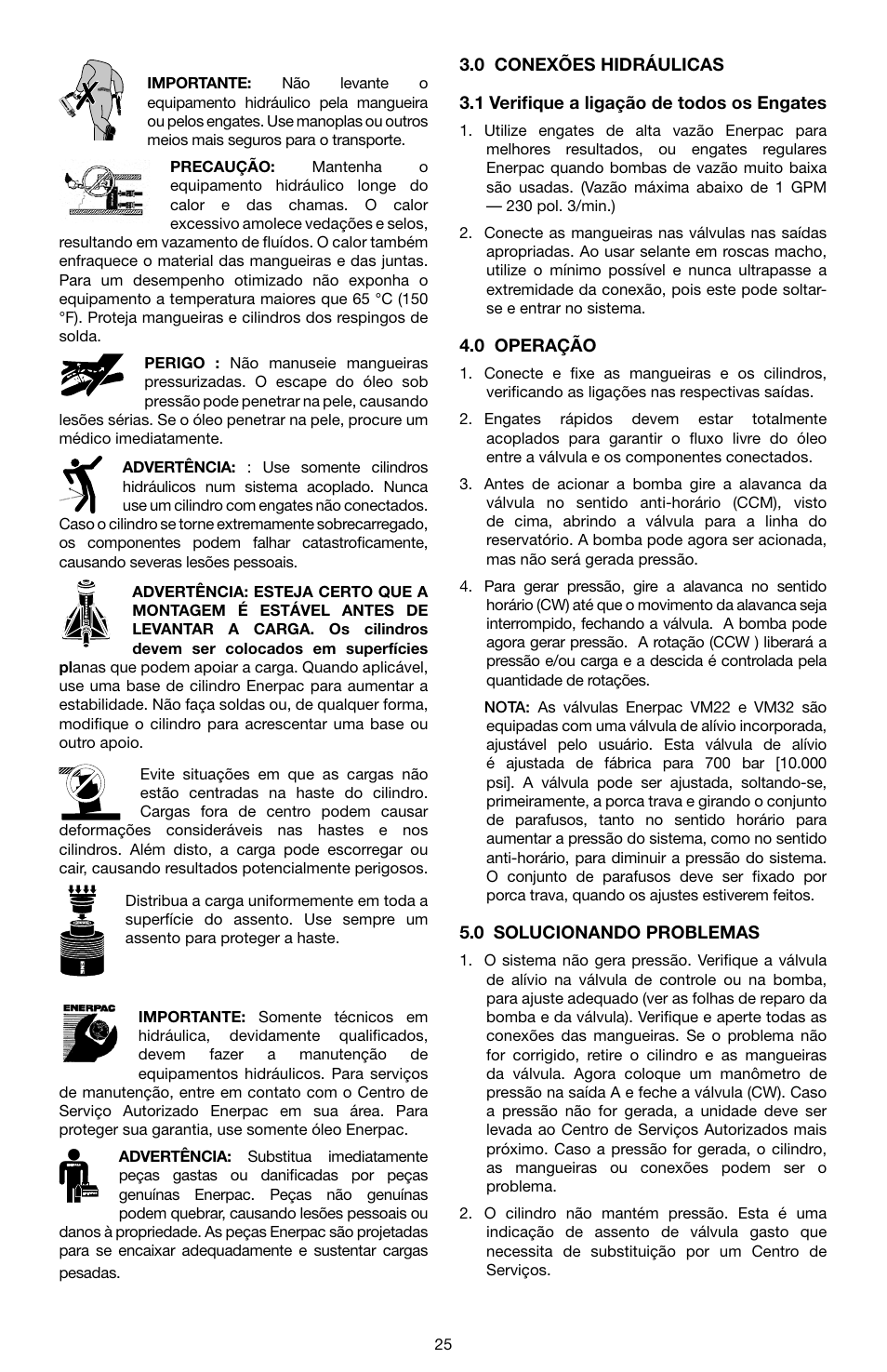 Enerpac VM32 User Manual | Page 25 / 44