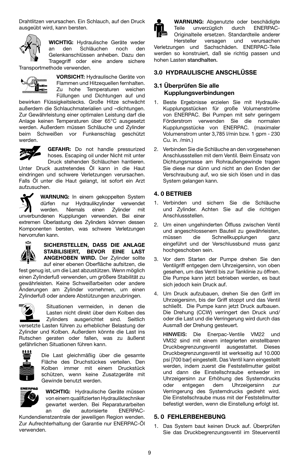 Enerpac VM32 User Manual | Page 9 / 44