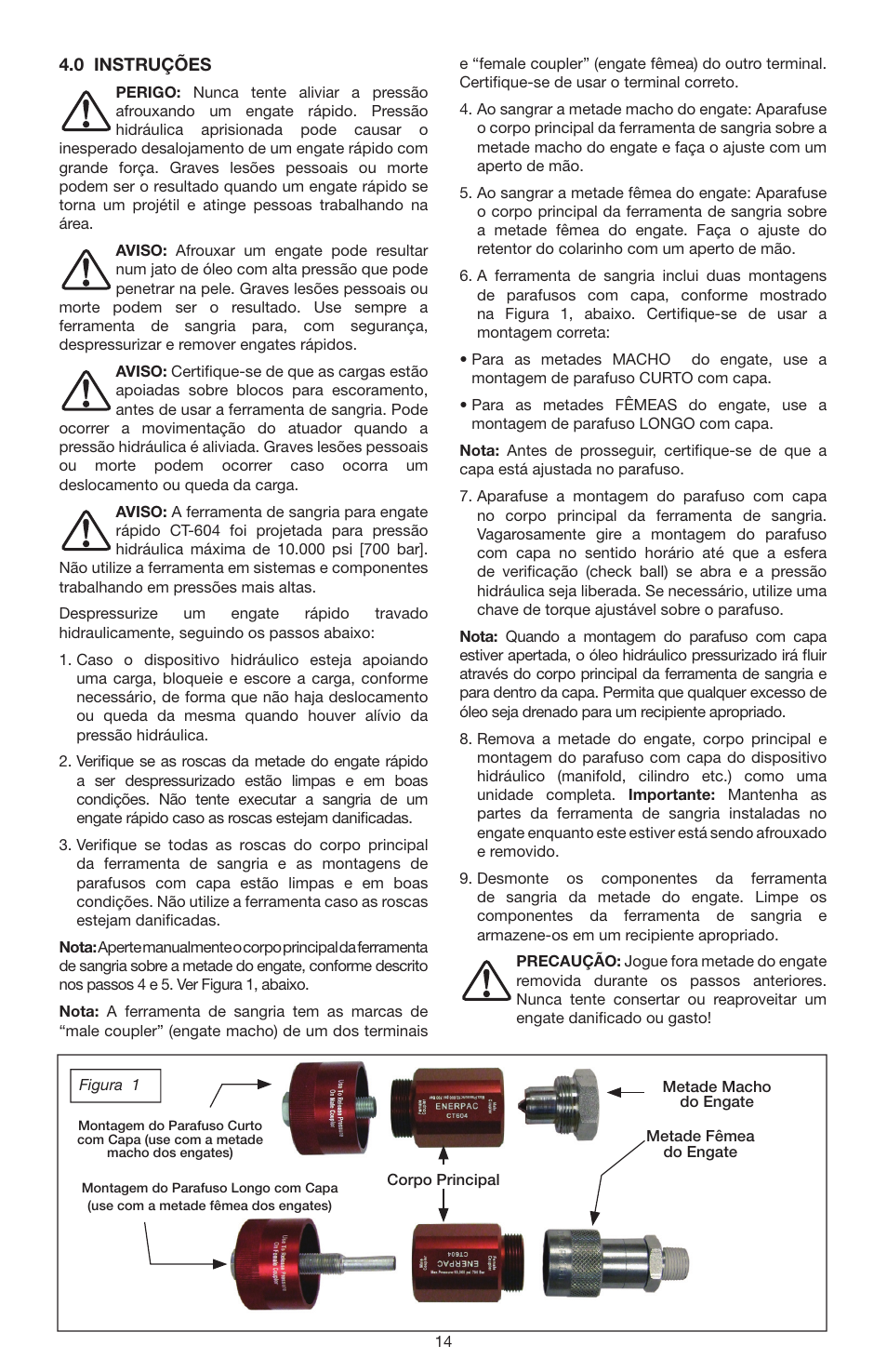 Enerpac CT-604 User Manual | Page 14 / 28