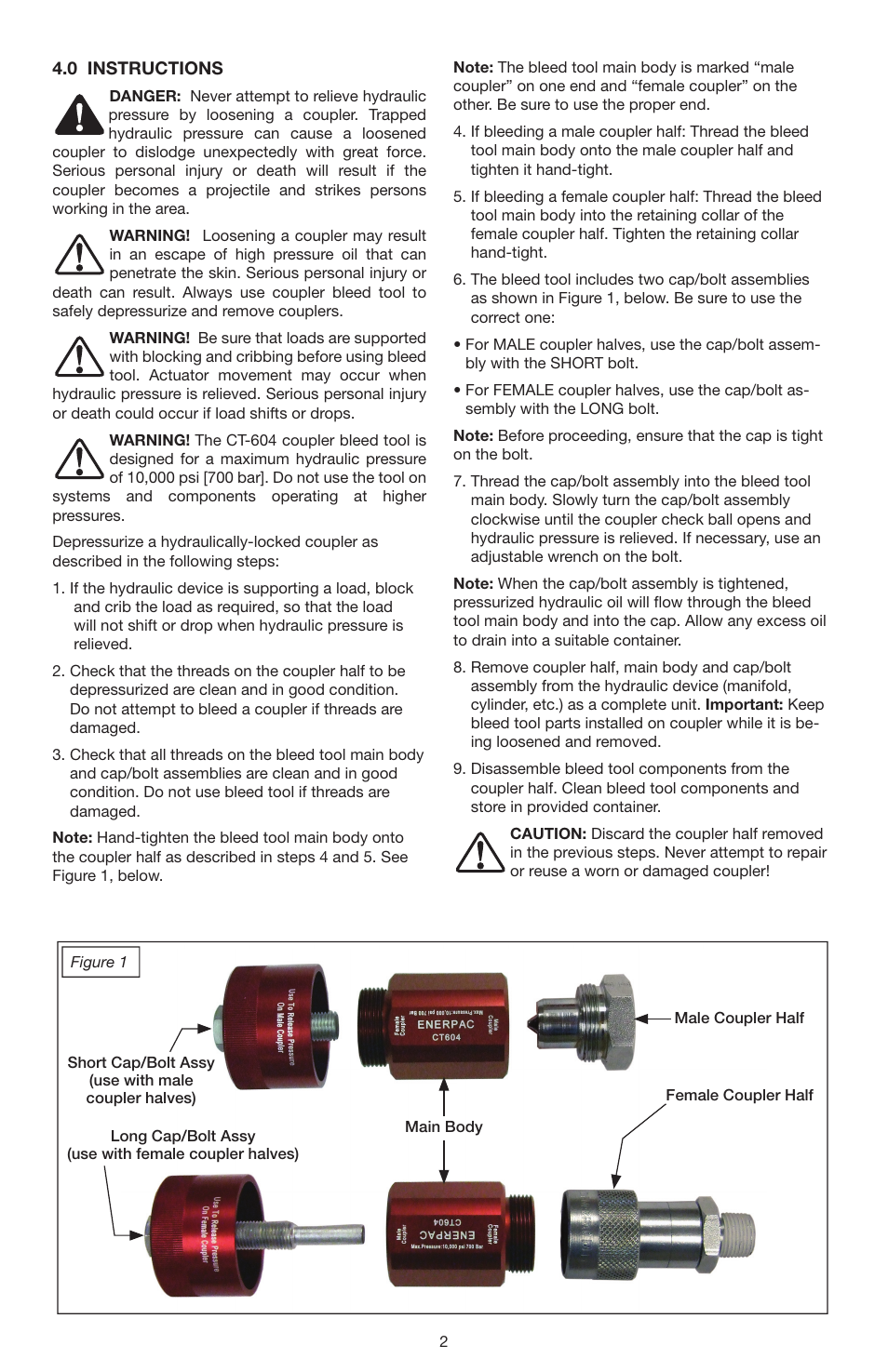 Enerpac CT-604 User Manual | Page 2 / 28