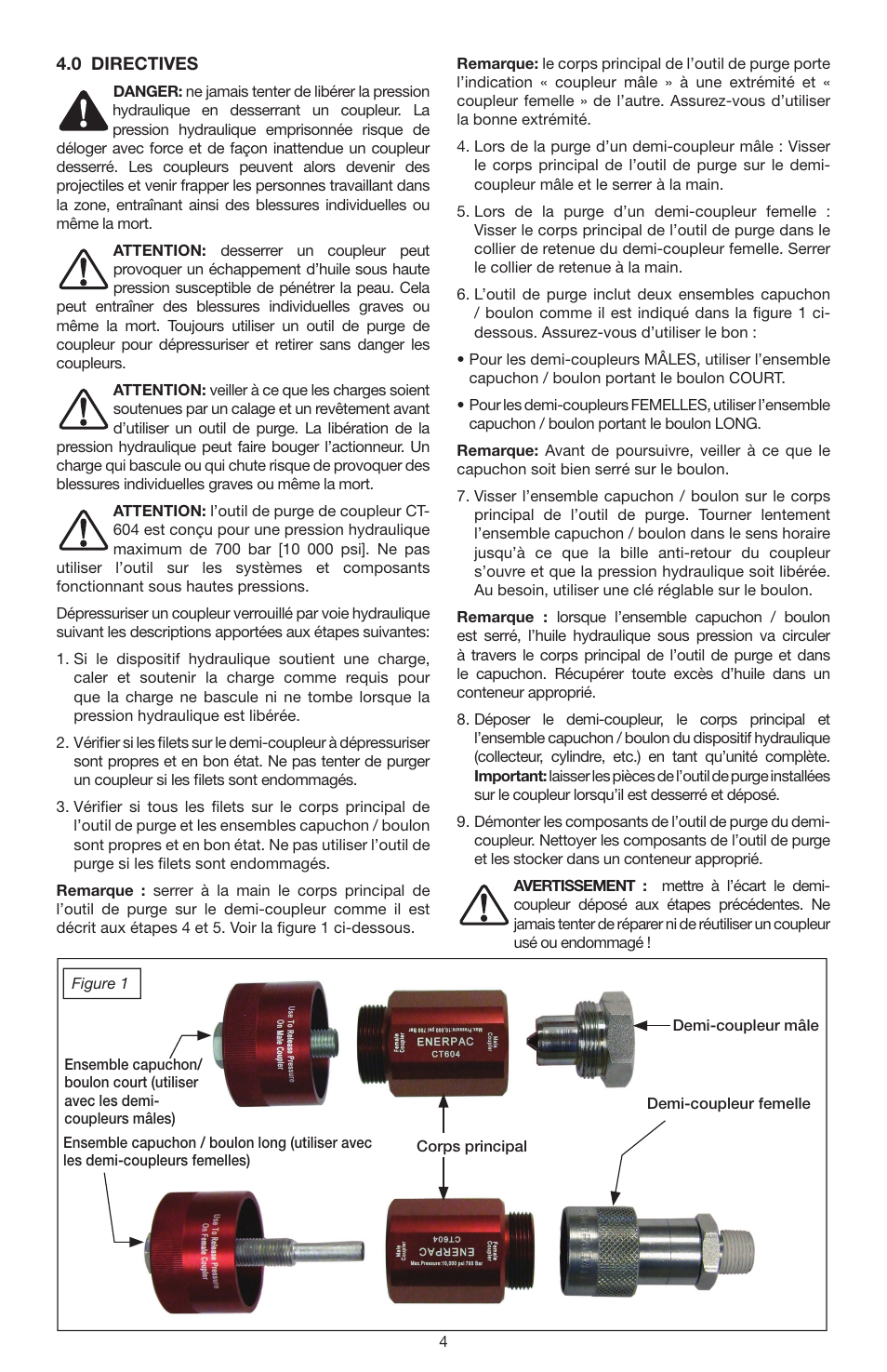 Enerpac CT-604 User Manual | Page 4 / 28