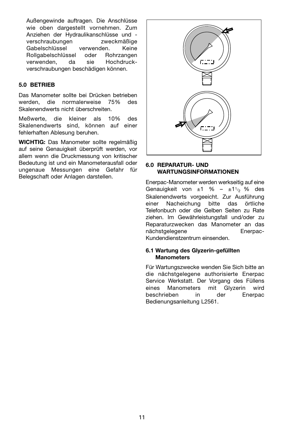 Enerpac V-Series User Manual | Page 11 / 28