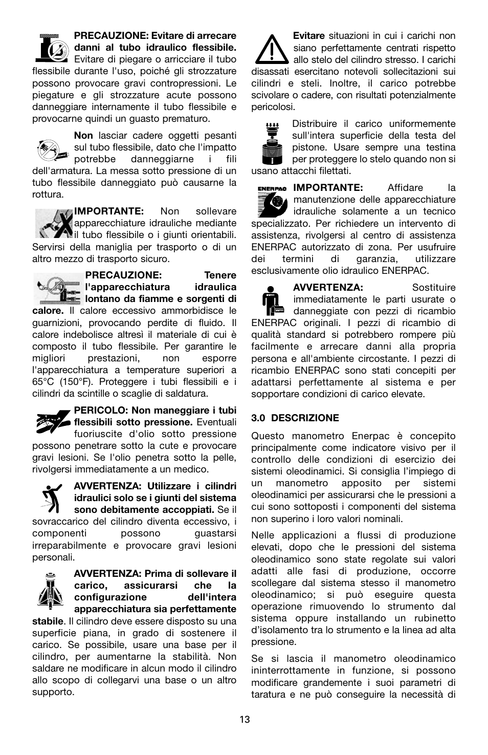 Enerpac V-Series User Manual | Page 13 / 28