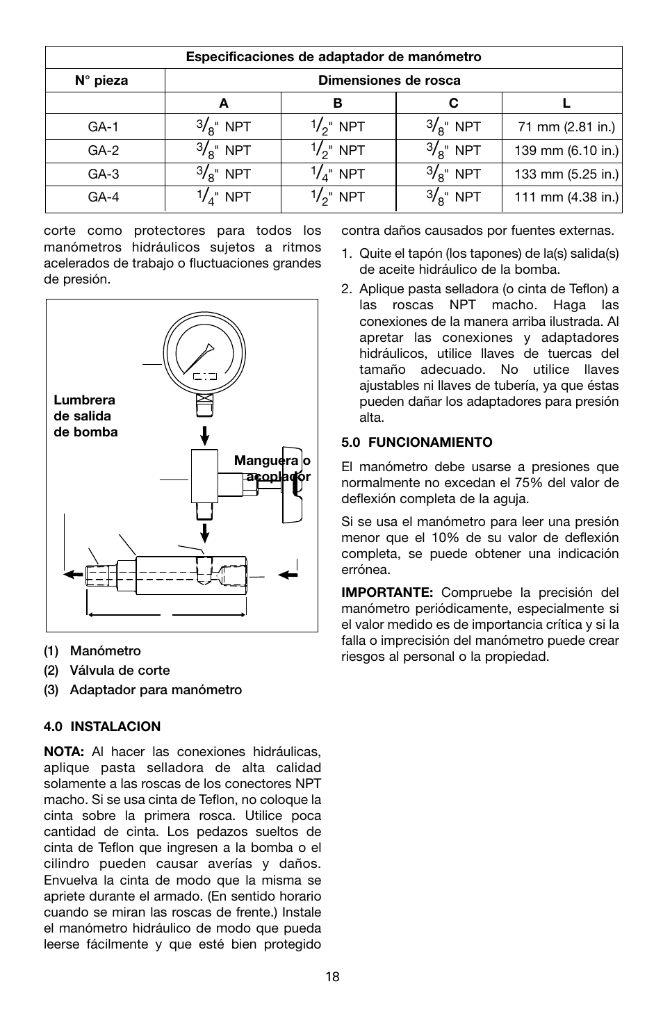 Enerpac V-Series User Manual | Page 18 / 28