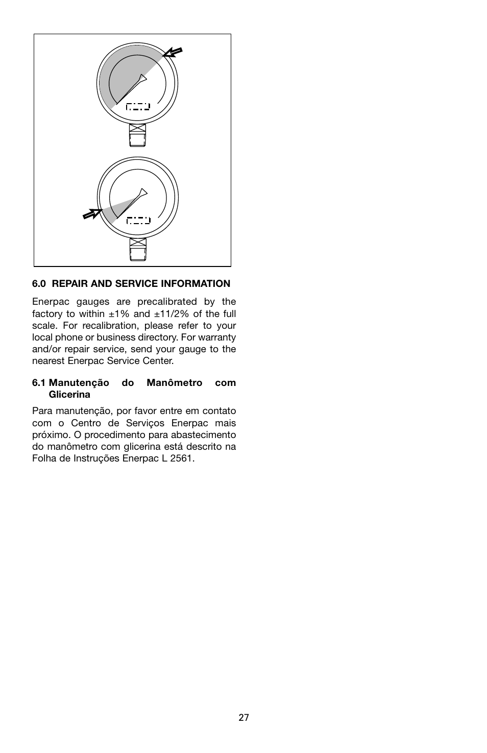 Enerpac V-Series User Manual | Page 27 / 28