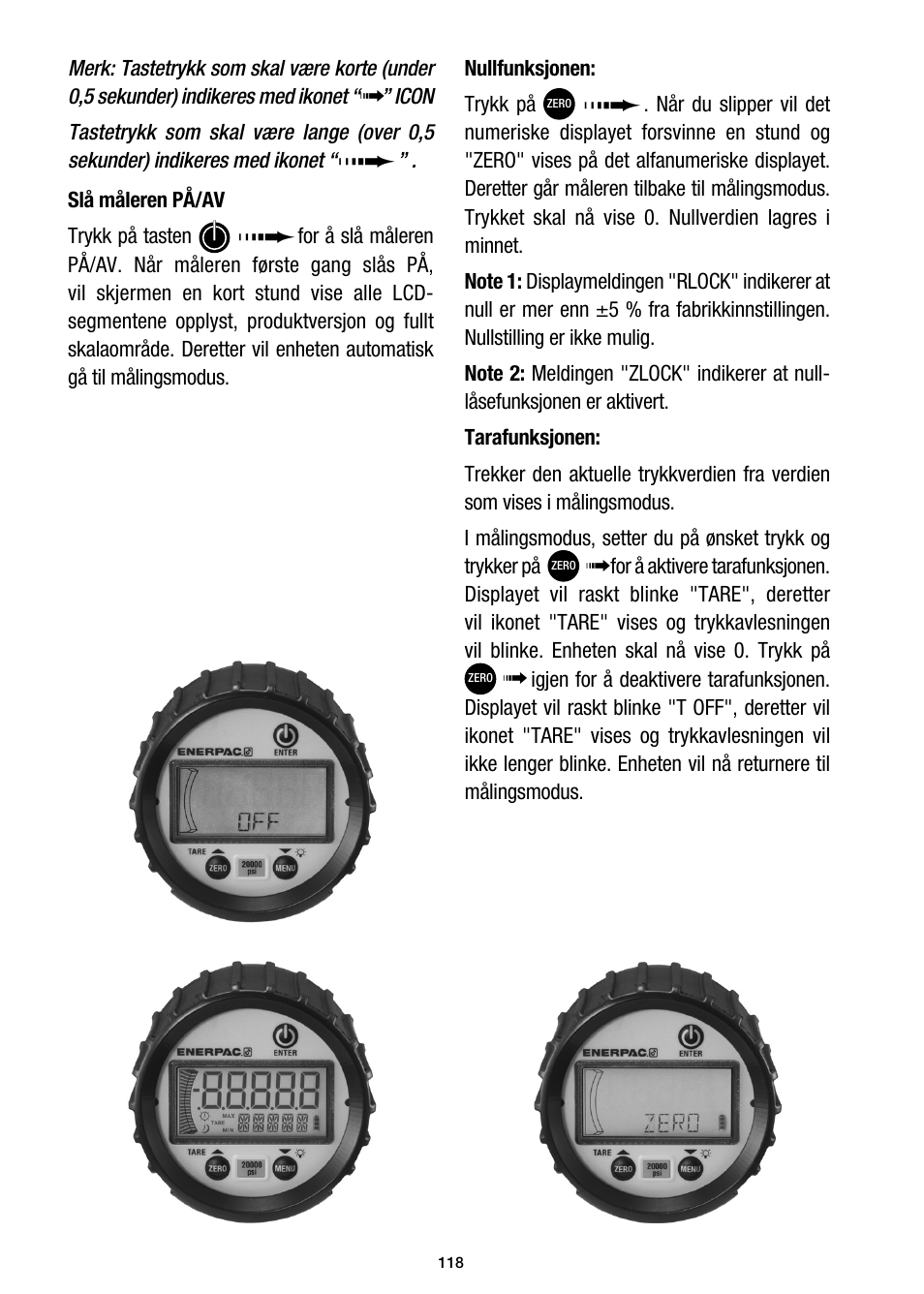 Enerpac DGR-Series User Manual | Page 118 / 144