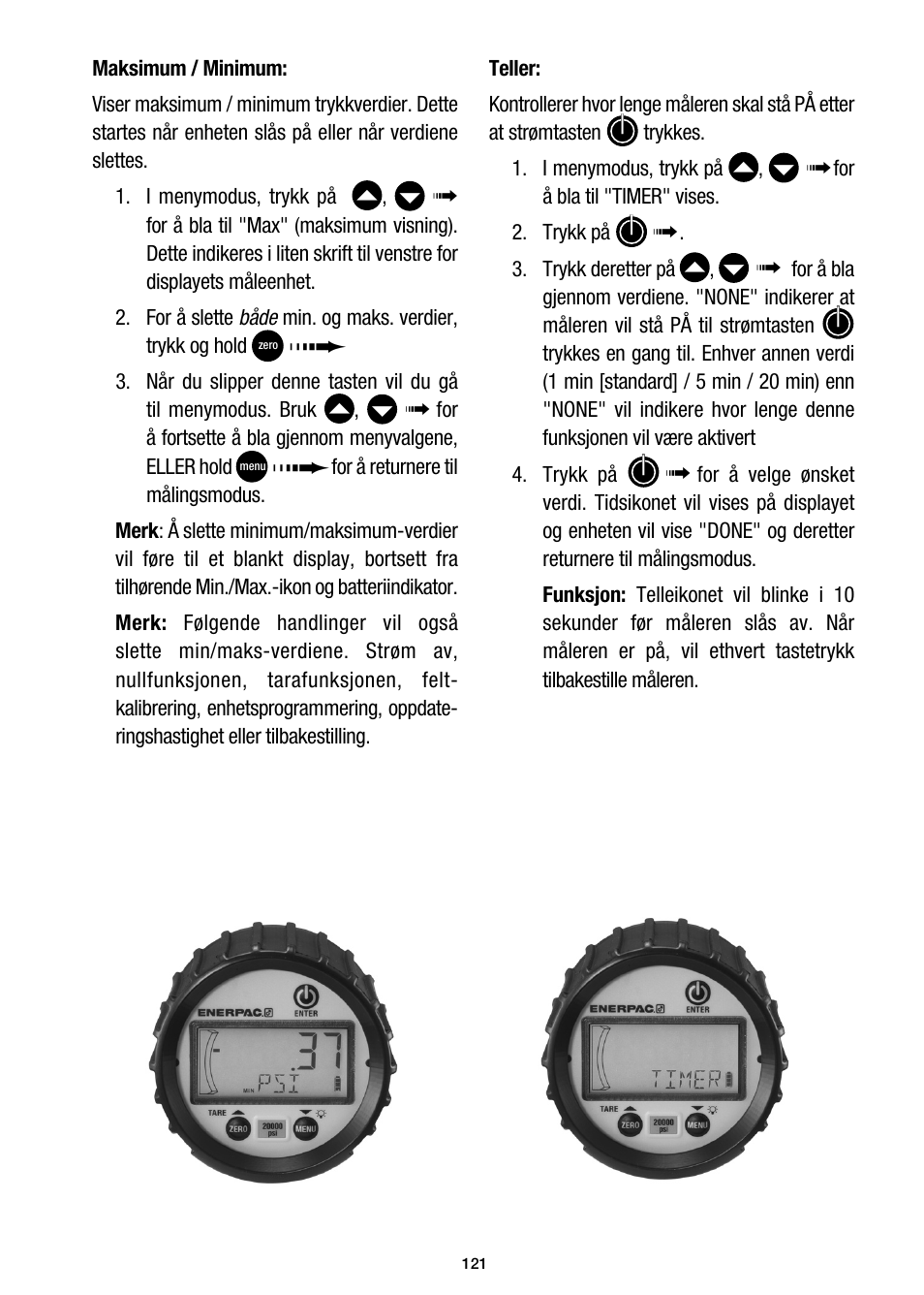 Enerpac DGR-Series User Manual | Page 121 / 144