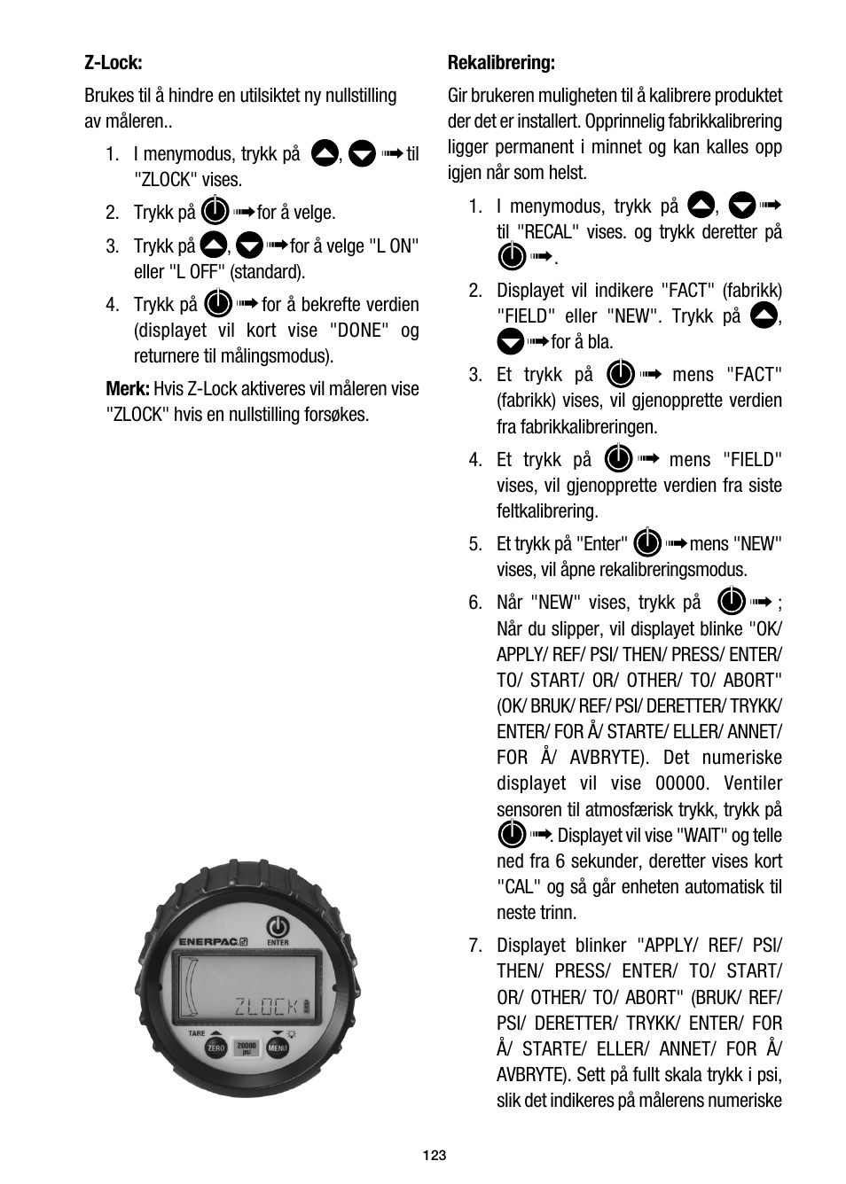 Enerpac DGR-Series User Manual | Page 123 / 144