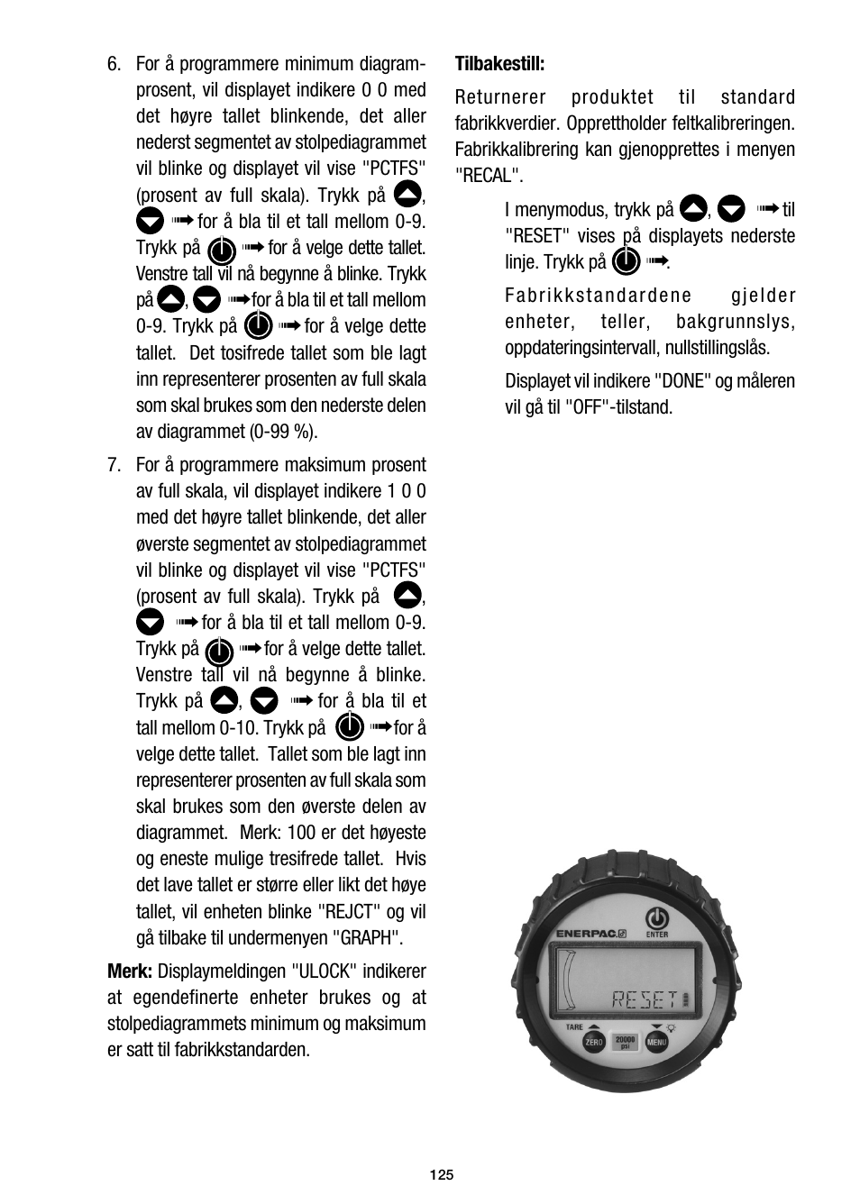 Enerpac DGR-Series User Manual | Page 125 / 144