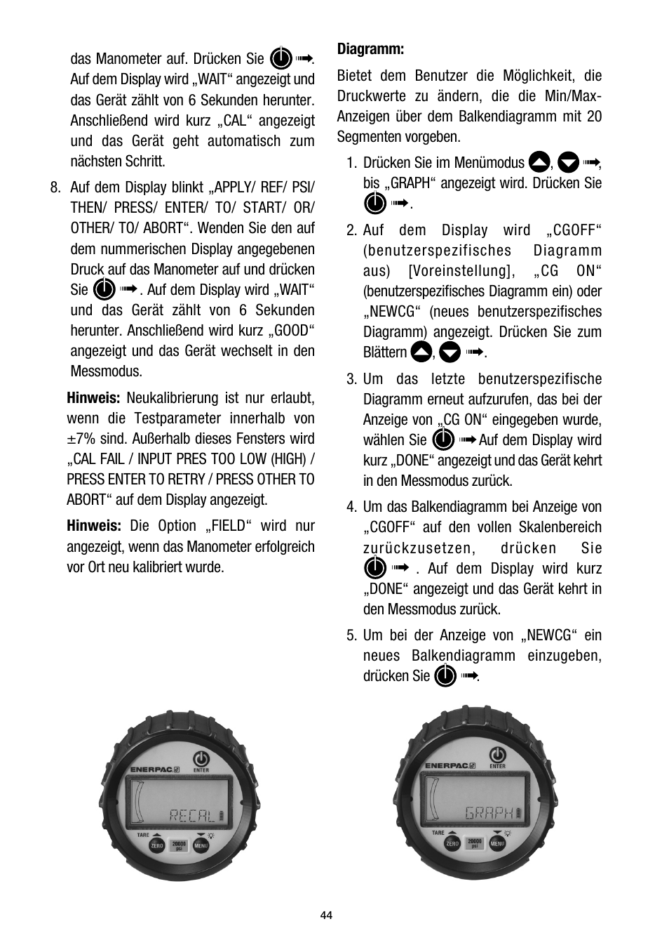 Enerpac DGR-Series User Manual | Page 44 / 144