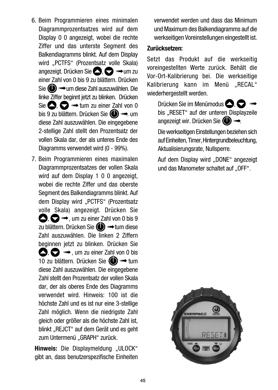 Enerpac DGR-Series User Manual | Page 45 / 144