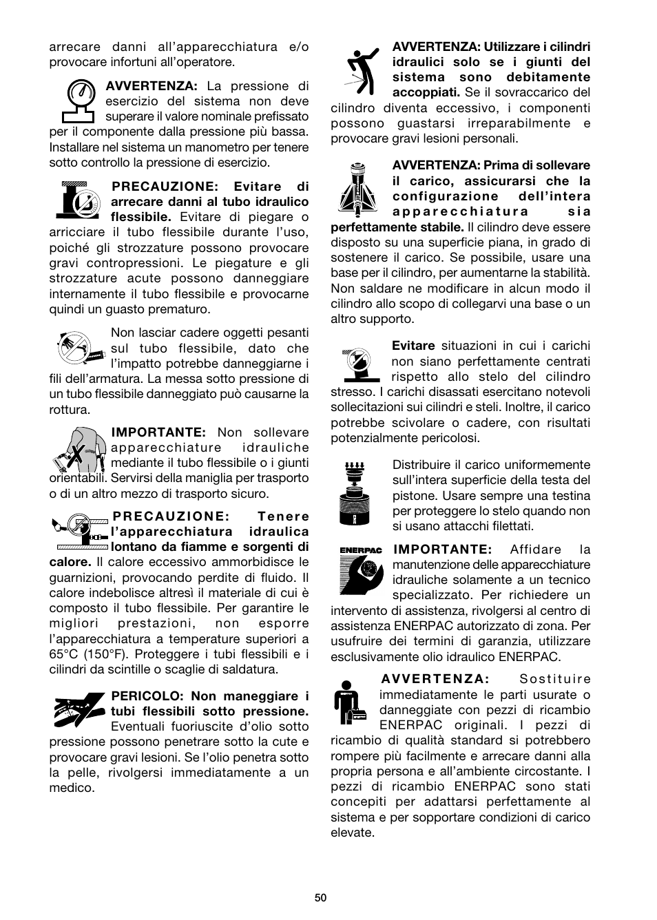 Enerpac DGR-Series User Manual | Page 50 / 144