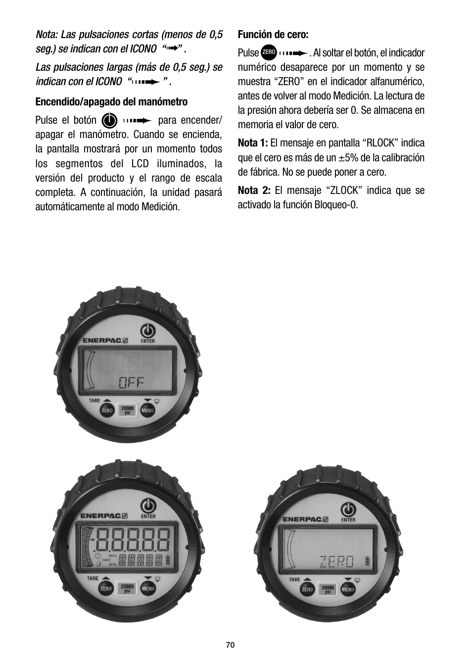 Enerpac DGR-Series User Manual | Page 70 / 144