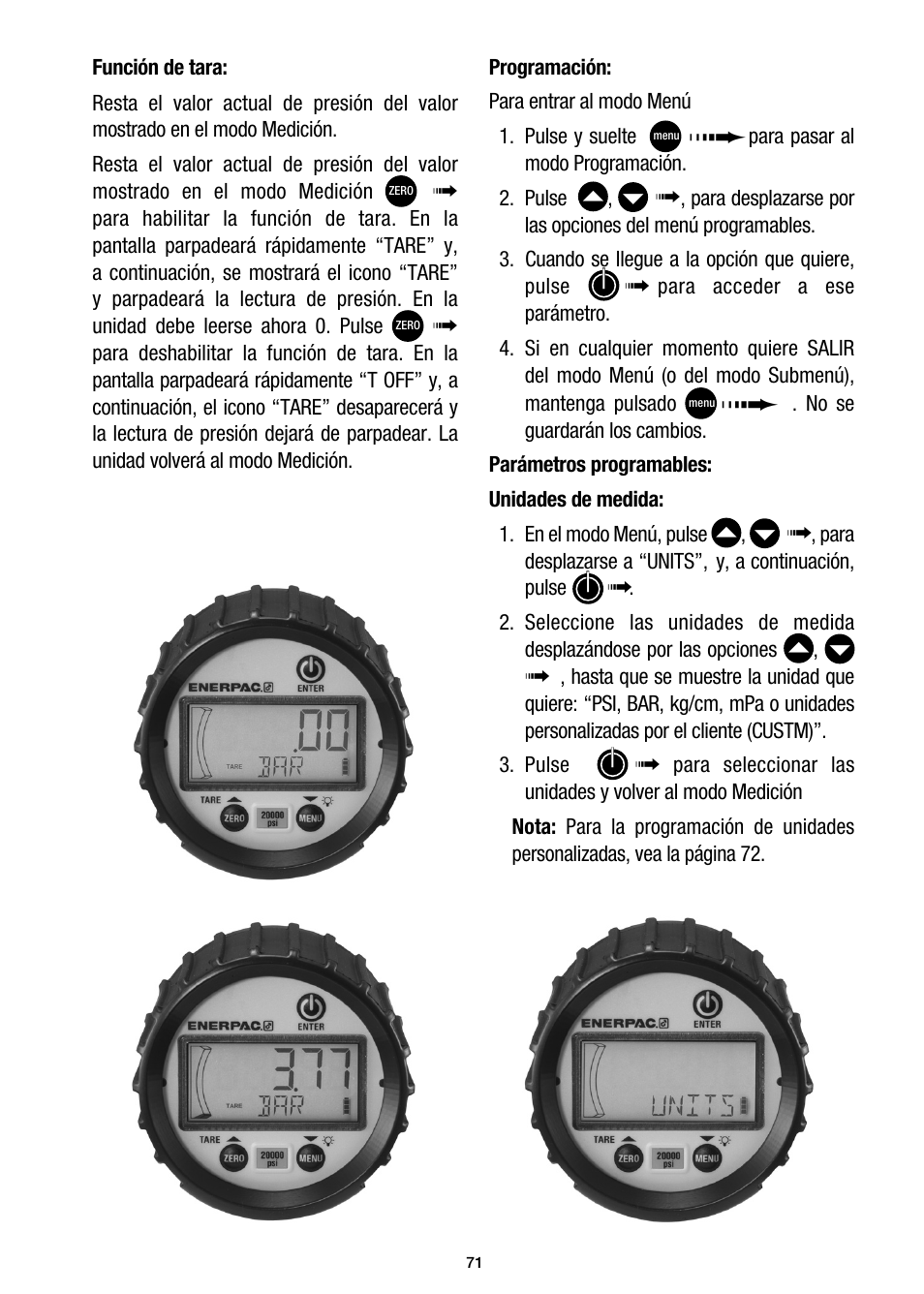 Enerpac DGR-Series User Manual | Page 71 / 144