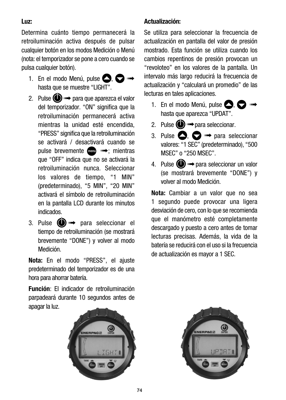 Enerpac DGR-Series User Manual | Page 74 / 144