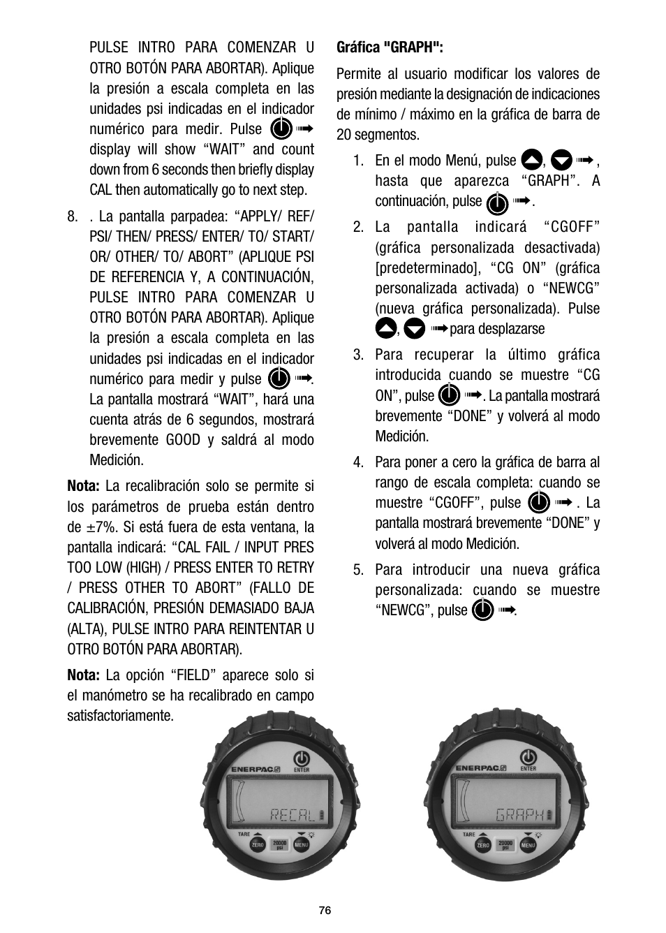 Enerpac DGR-Series User Manual | Page 76 / 144