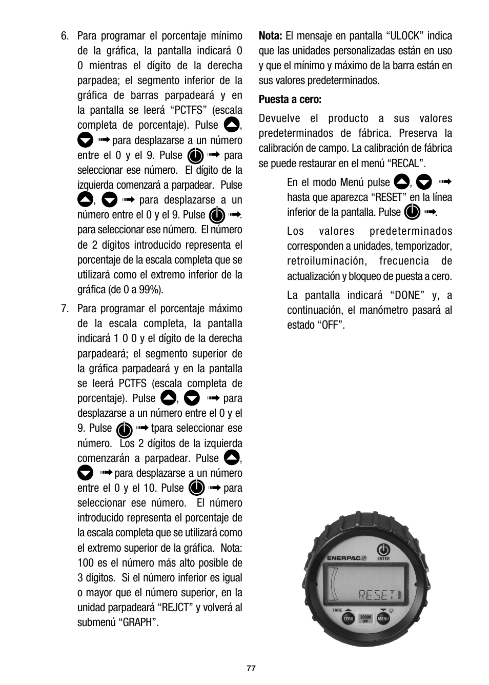 Enerpac DGR-Series User Manual | Page 77 / 144