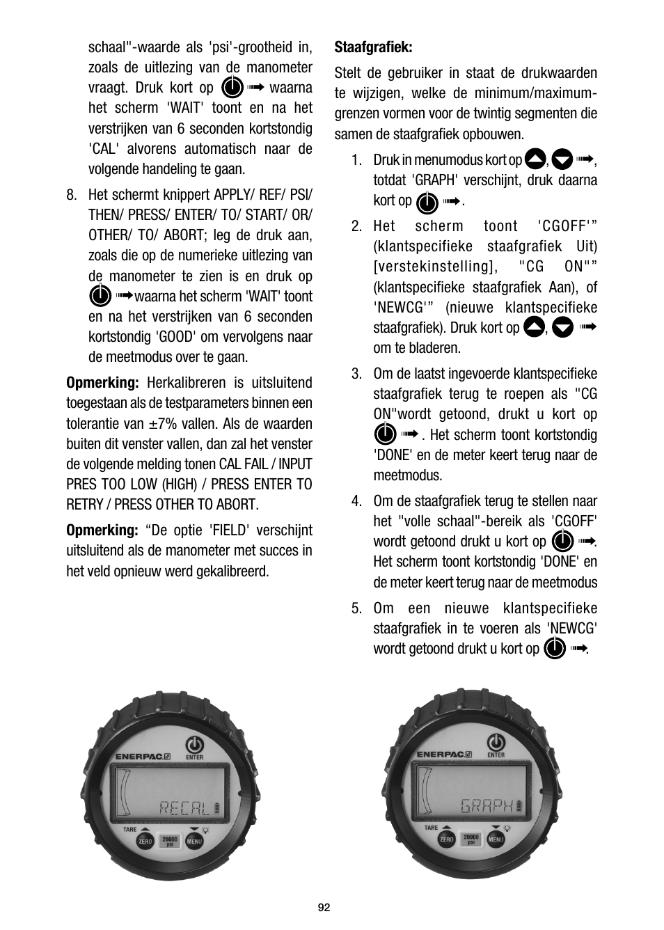 Enerpac DGR-Series User Manual | Page 92 / 144