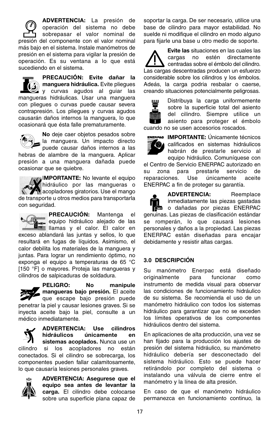 Enerpac T-Series User Manual | Page 17 / 28