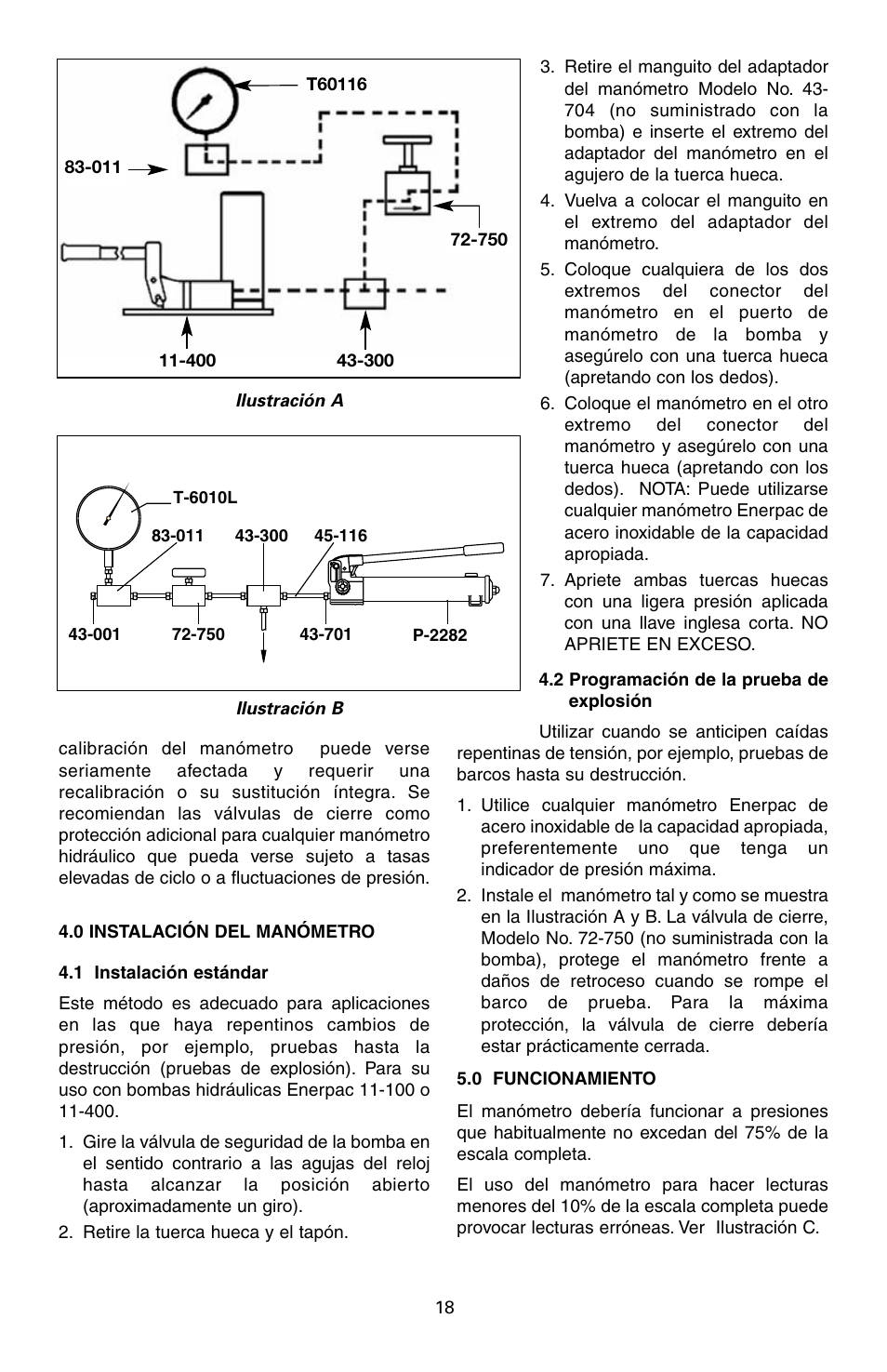 Enerpac T-Series User Manual | Page 18 / 28