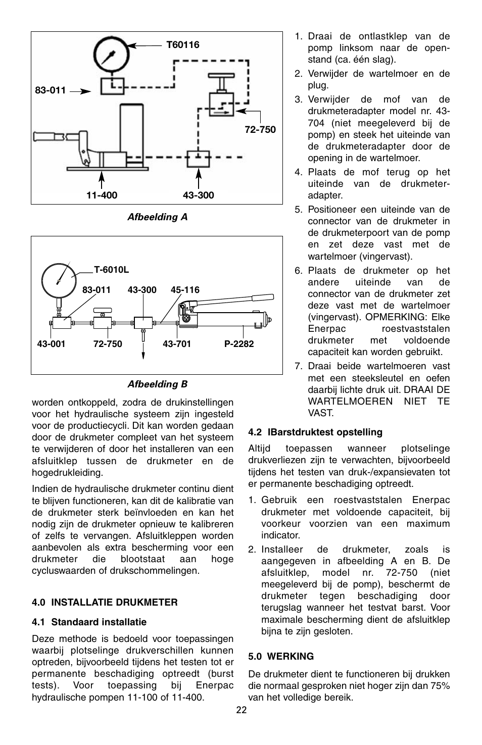 Enerpac T-Series User Manual | Page 22 / 28