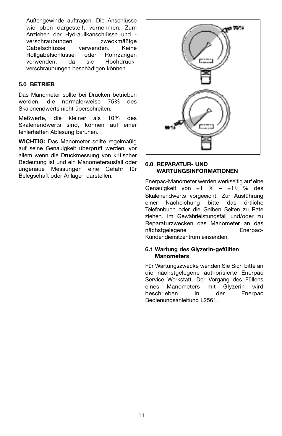 Enerpac G-Series User Manual | Page 11 / 40