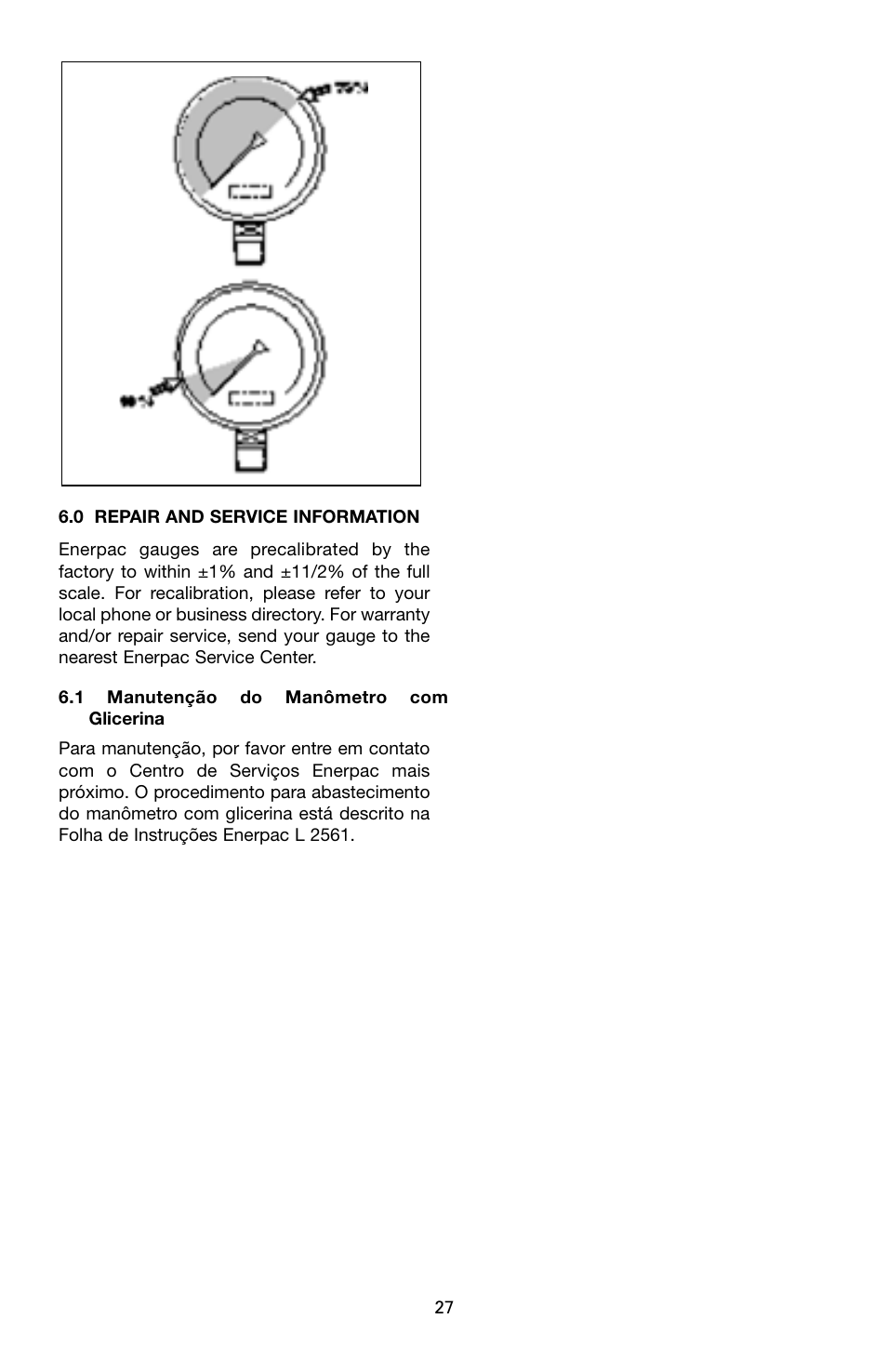 Enerpac G-Series User Manual | Page 27 / 40