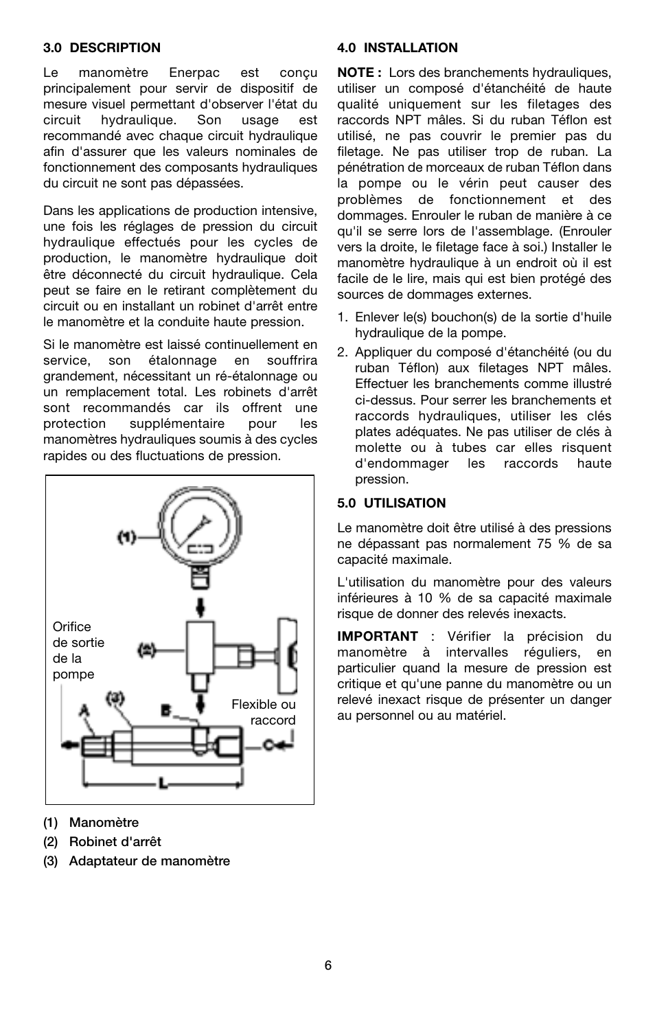 Enerpac G-Series User Manual | Page 6 / 40