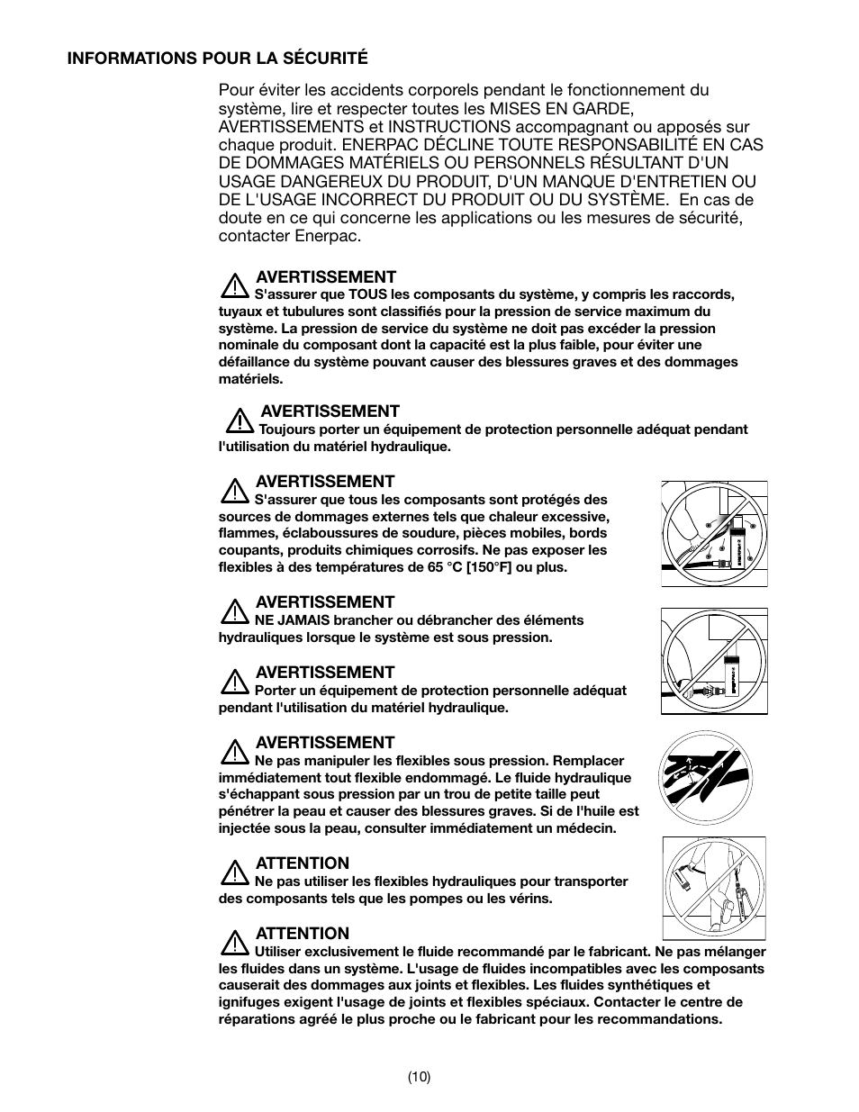 Enerpac H700-Series User Manual | Page 10 / 28