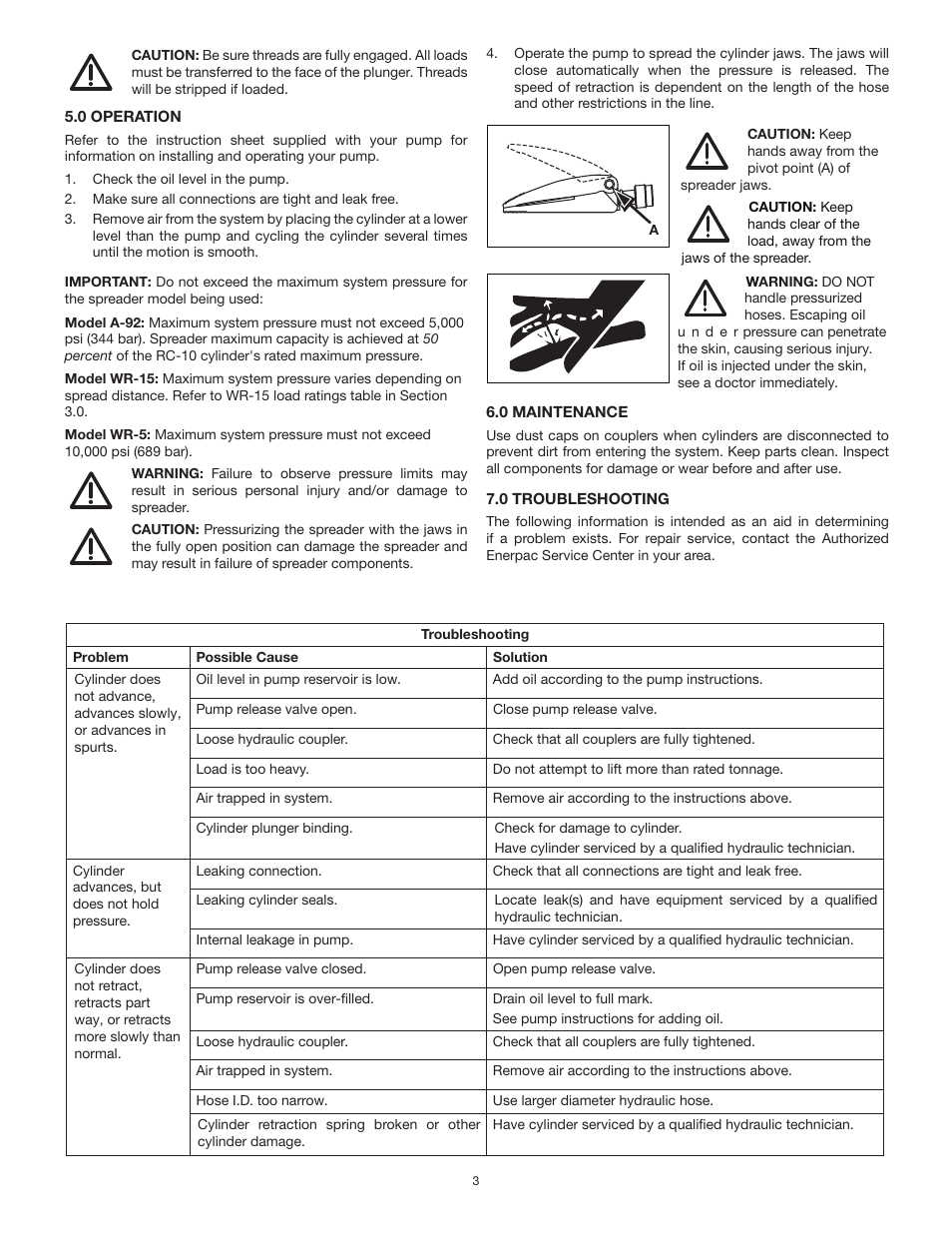 Enerpac А-Series User Manual | Page 3 / 24