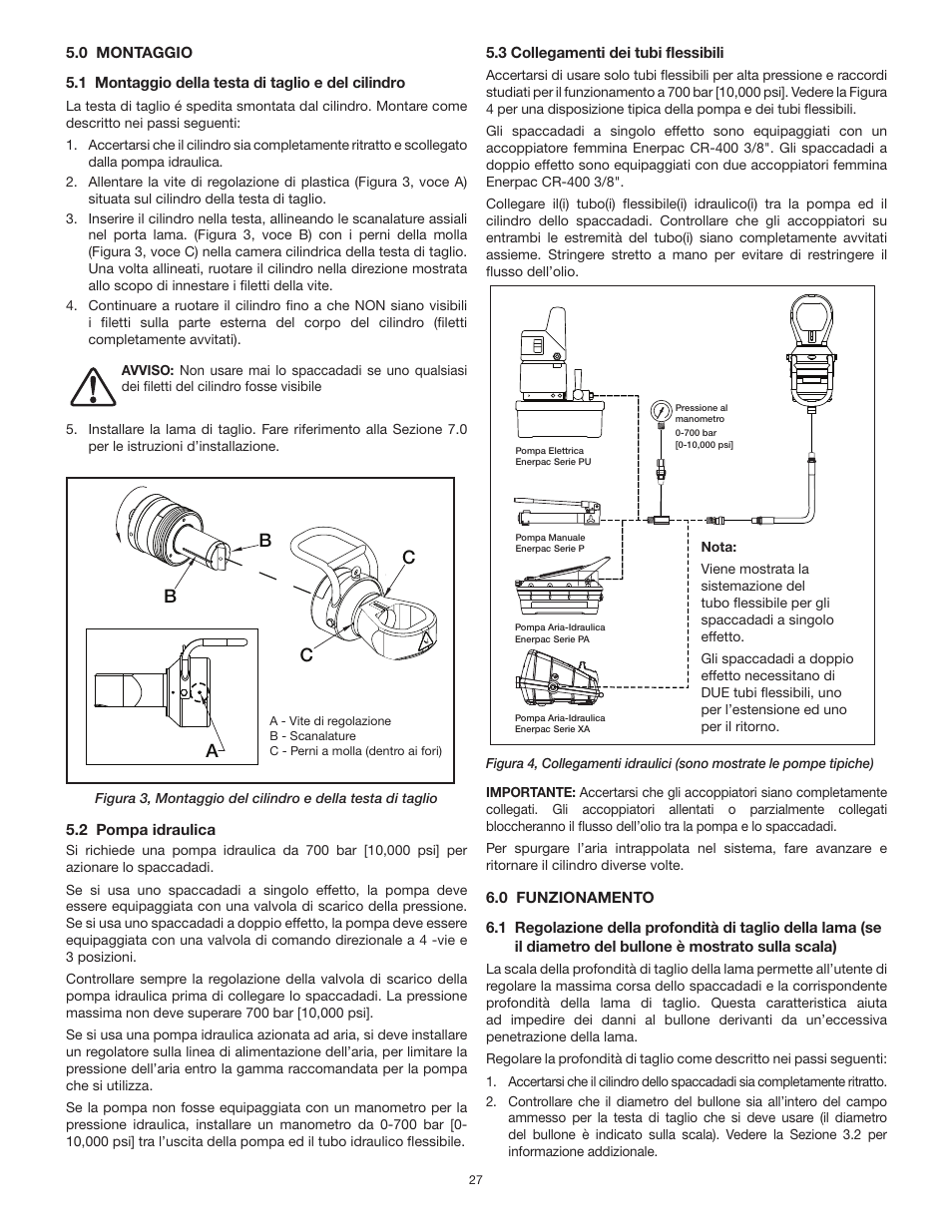 Bc b c a | Enerpac NS-Series User Manual | Page 27 / 92