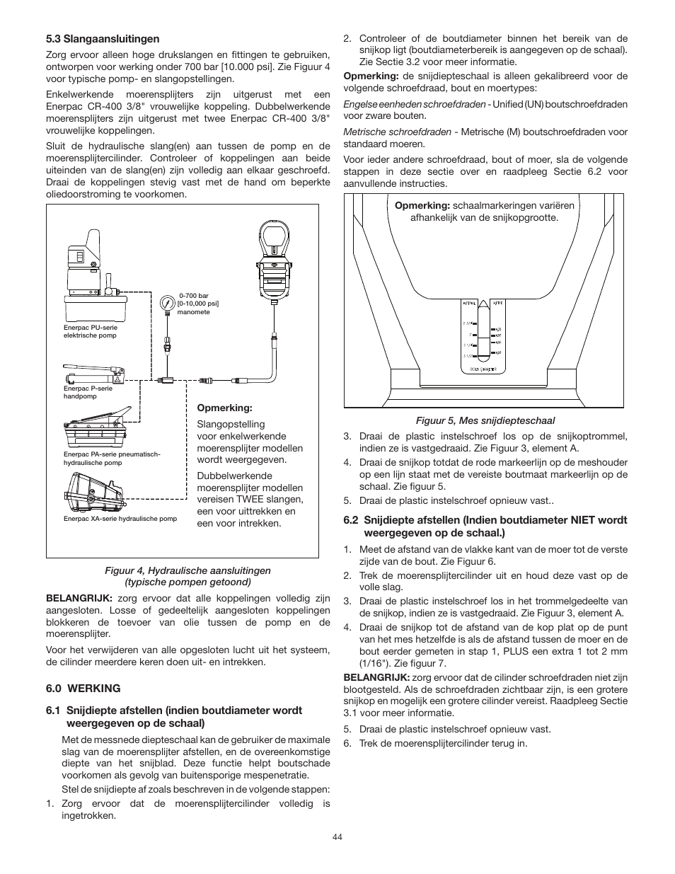 Enerpac NS-Series User Manual | Page 44 / 92