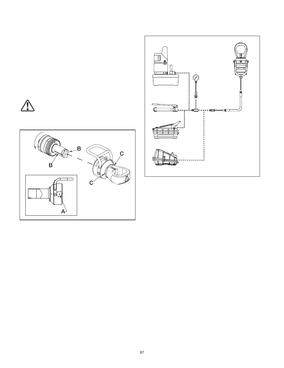 Bc b c a | Enerpac NS-Series User Manual | Page 87 / 92